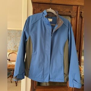 Cutter & Buck Women's Two-Tone Blue and Gray Weathertec Jacket size M